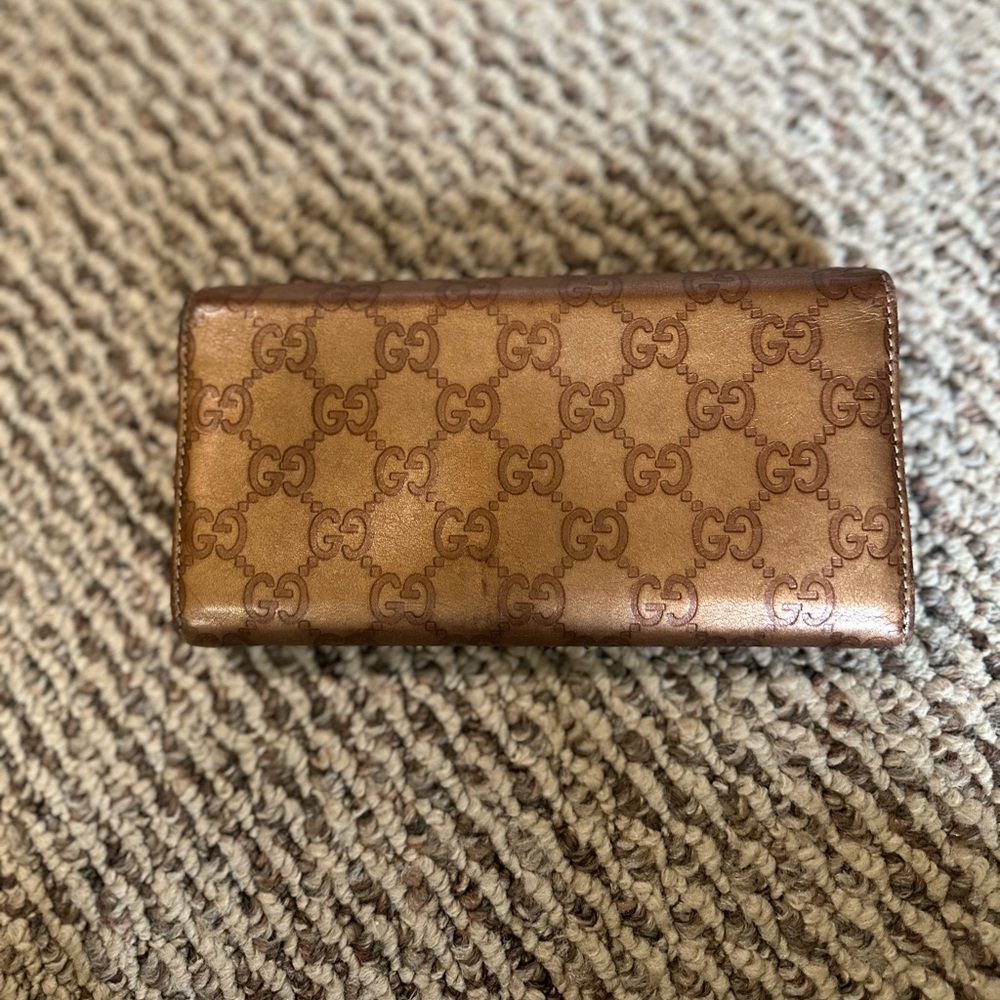 Gucci Ssima Heart Logo Long Wallet - Picture 3 of 12